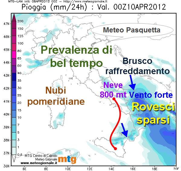 meteo pasquetta