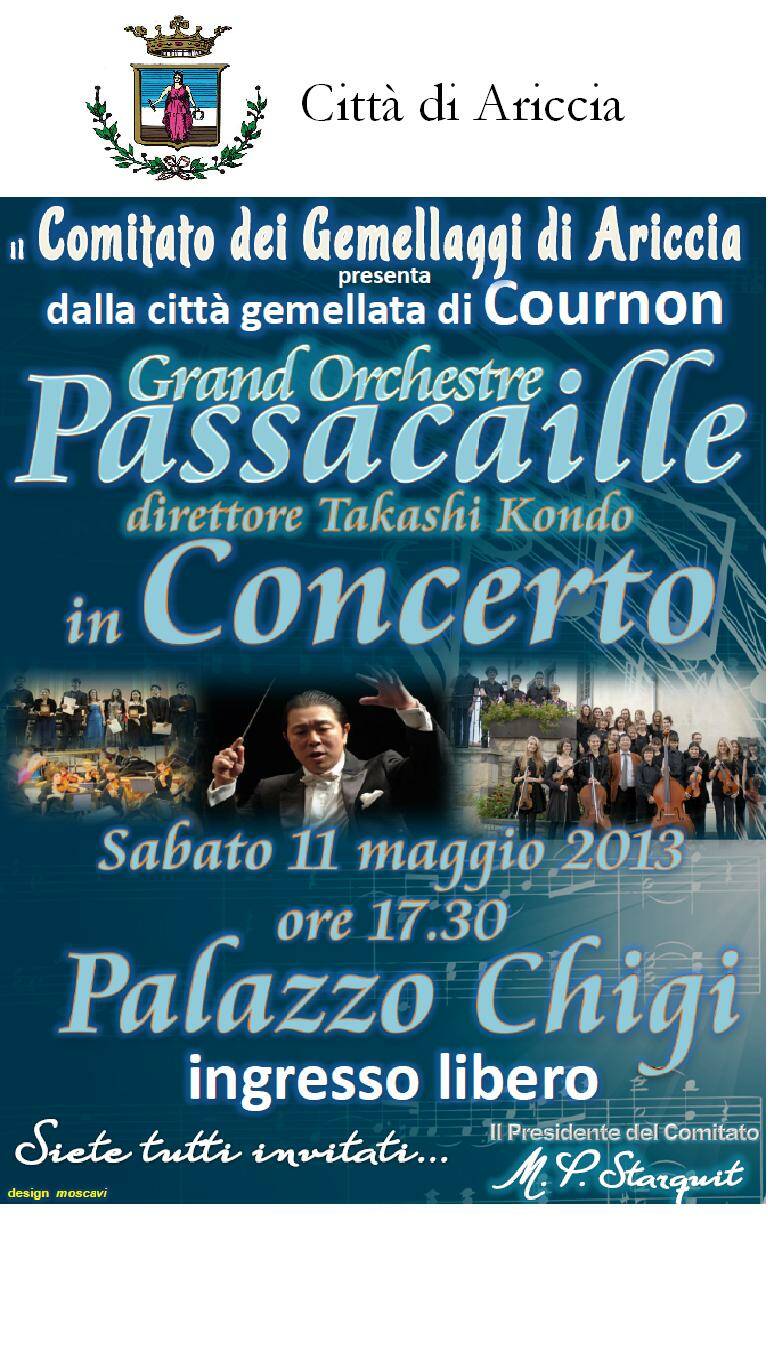 Concerto per Comitato gemellaggi Grand Orchestra Passacaille