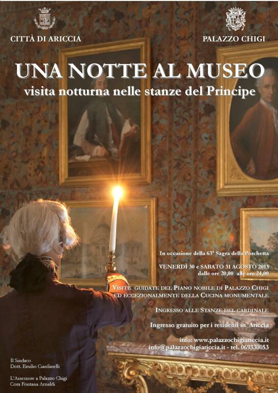 locandina Una notte al museo