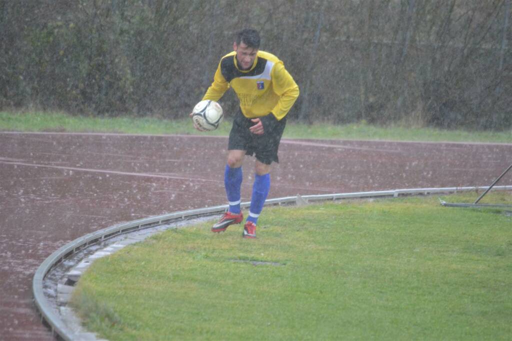 sgarra gianluca sotto il diluvio durante la gara di domenica scorsa