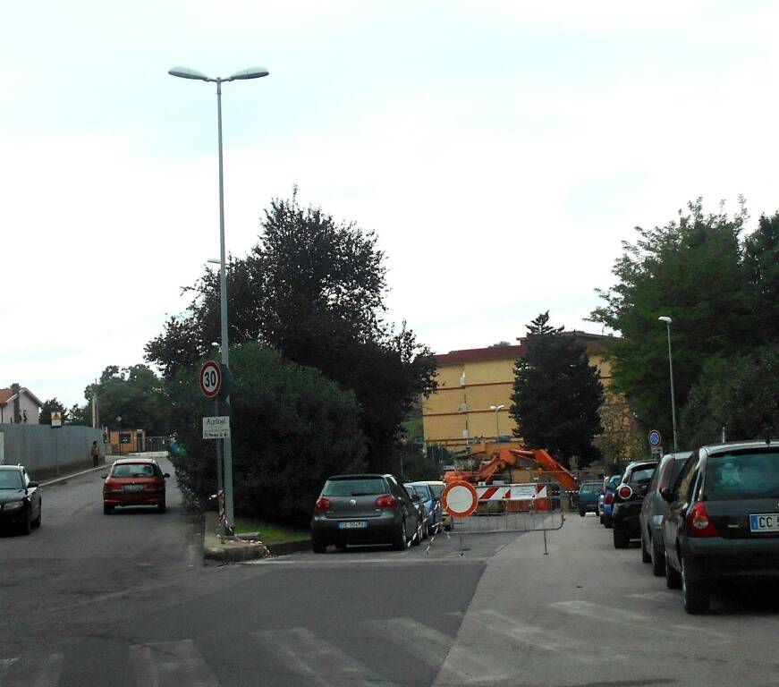 Fontana della Rosa lavori 1