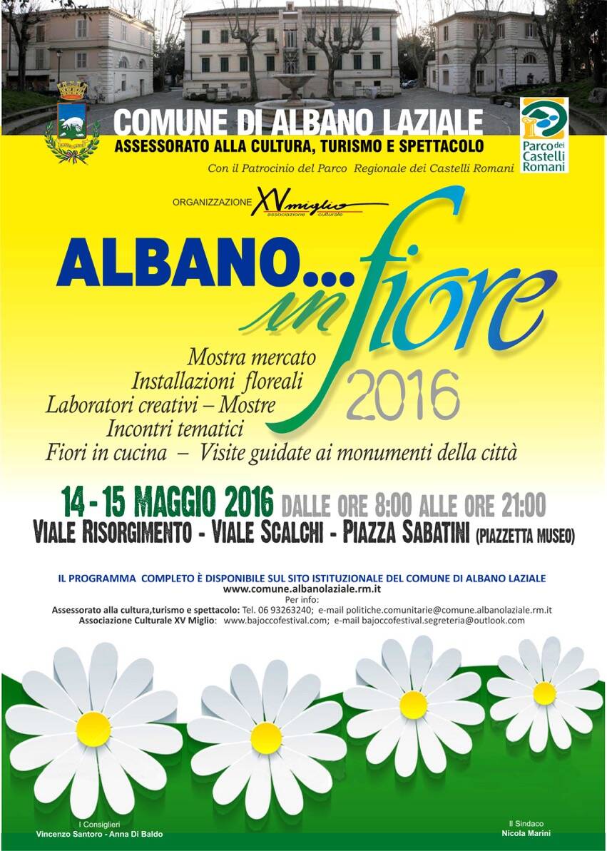 Manifesto Albano in fiore