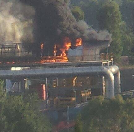 incendio discarica roncigliANO