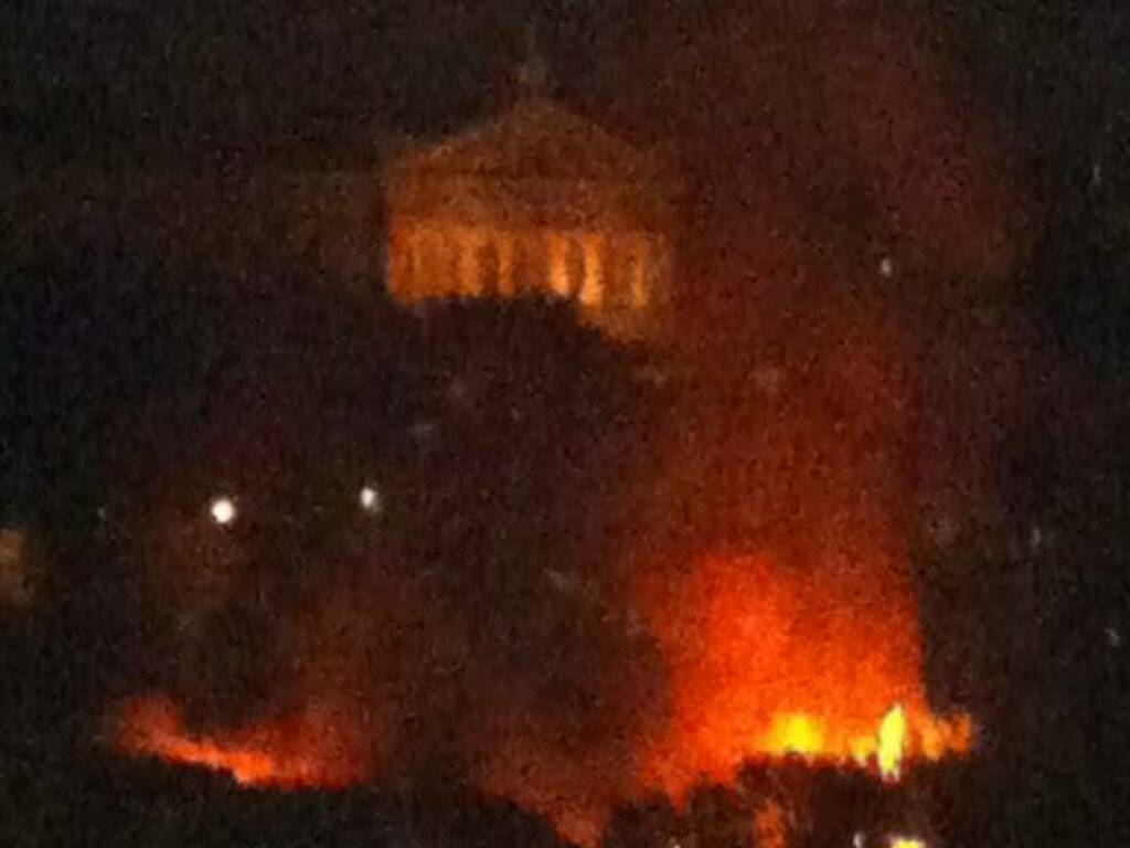 incendio tevere