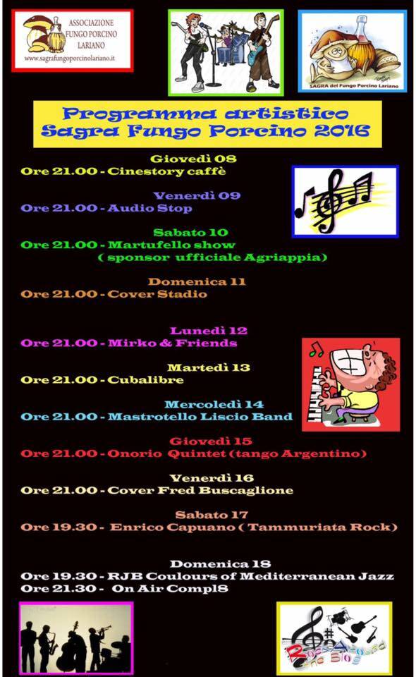 programma artistico sagra