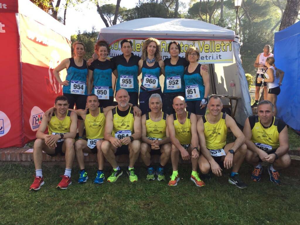 ASD ATLETICA AMATORI VELLETRI ALLA ROMA APPIA RUN