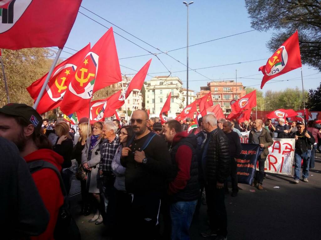 Emiliano Bernoni alla manifestazione di domenica scorsa