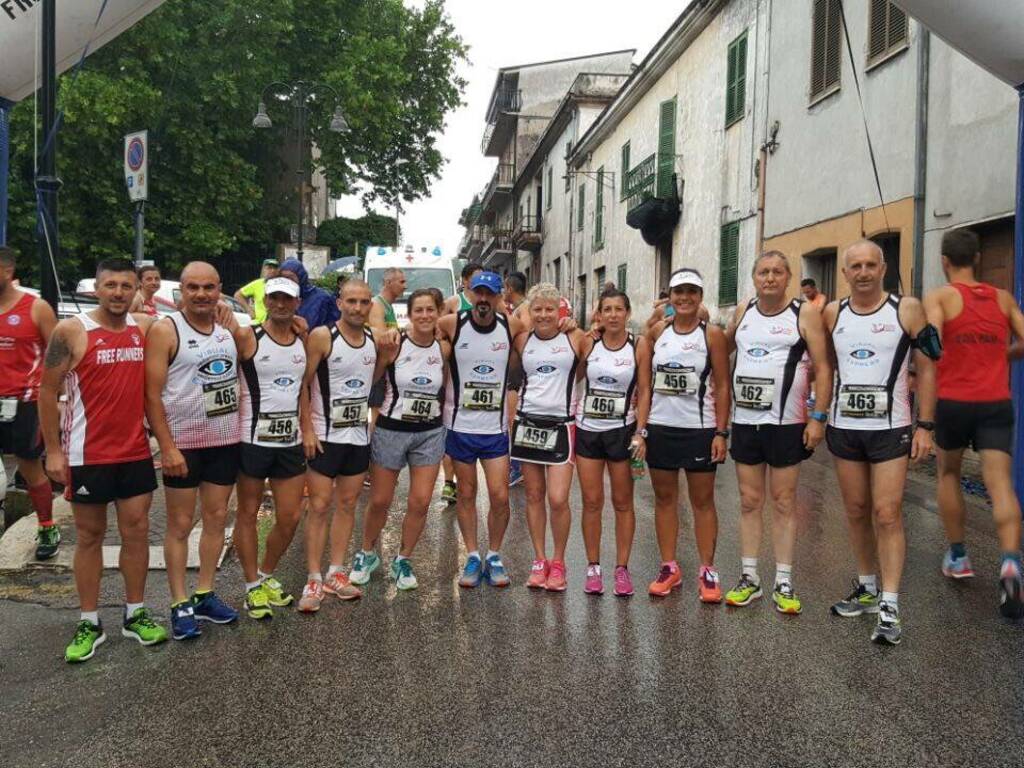 top runners castelli romani alla corsa del castello ceccano