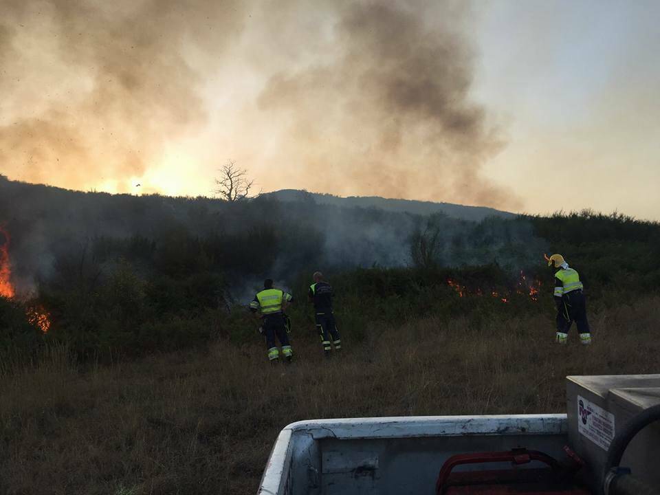 incendio grottaferrata