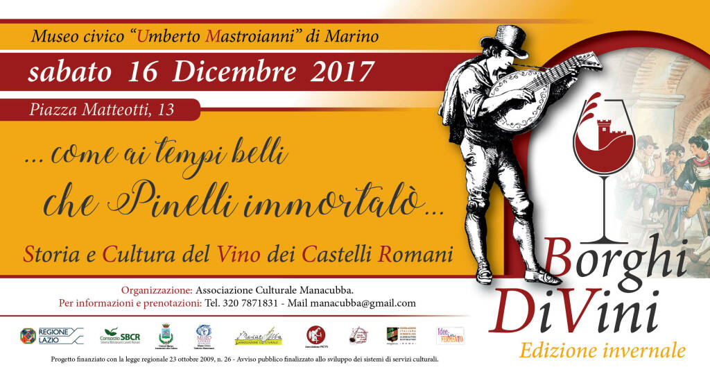 Banner Borghi DiVini 16 dicembre 2017 Marino
