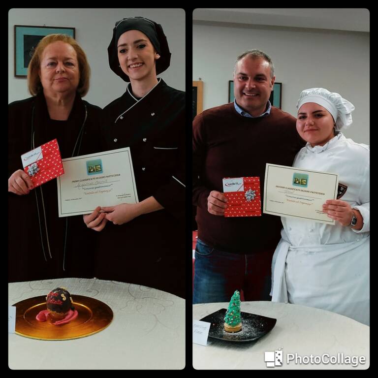 Paola Iezzi con l'alunna Cristina Argentati D'Agapiti Andrea con l'alunna Tofani Noemi