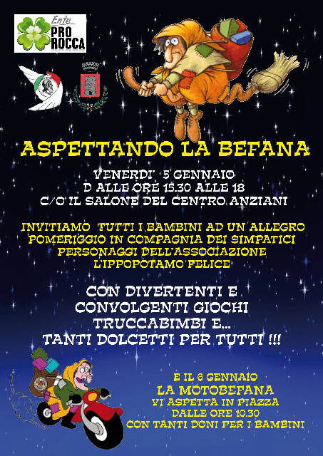 aspettiamo la befana  rocca di papa