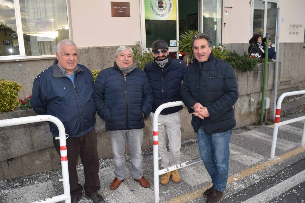 nella foto da sinistra Santino Calderone, l'assessore Maurizio Mattacchioni, Luca Gigi D'Ag, l'assessore Fabrizio Ferrante Carrante