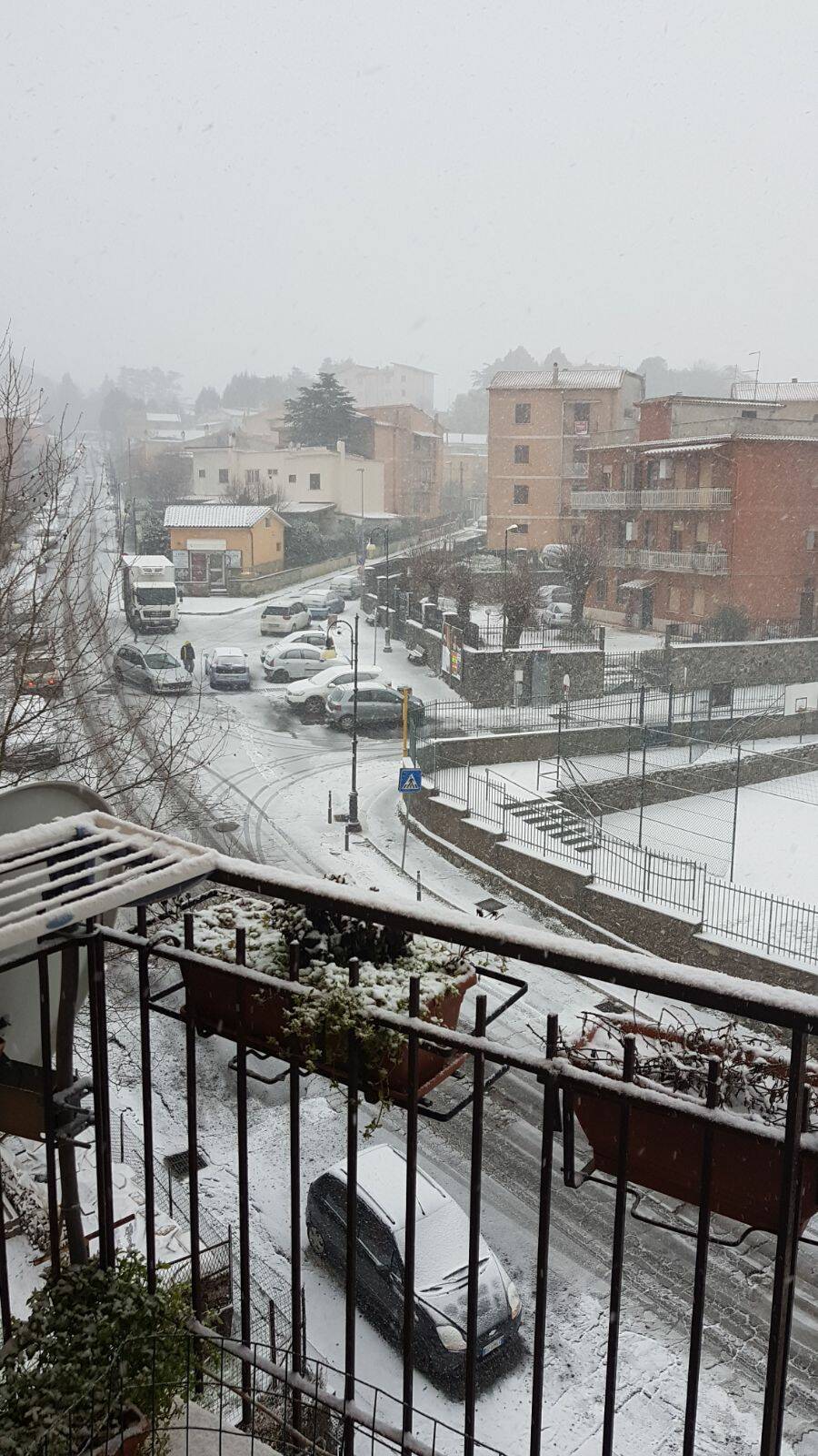 neve ai campi d'annibale