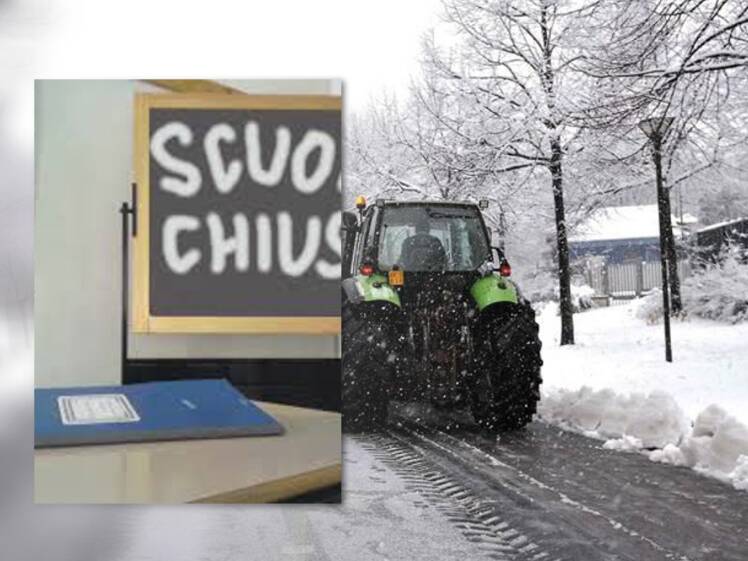 neve scuole chiuse