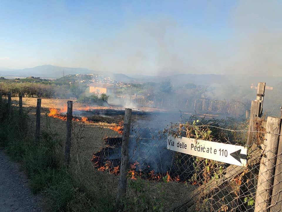 incendio Monte Compatri