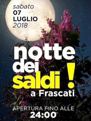 Notte saldi frascati