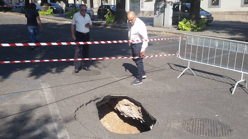 Velletri, il sopralluogo dell'assessore Romano Favetta