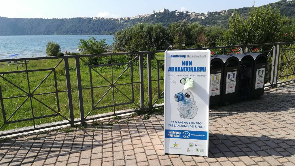 no littering lago albano castel gandolfo