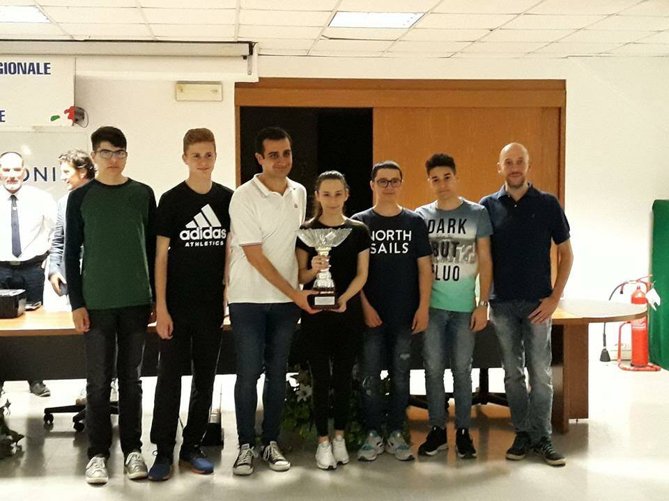 Squadra prima classificata Velletri DLF(D'Amora Gabriele Primo a sinistra)