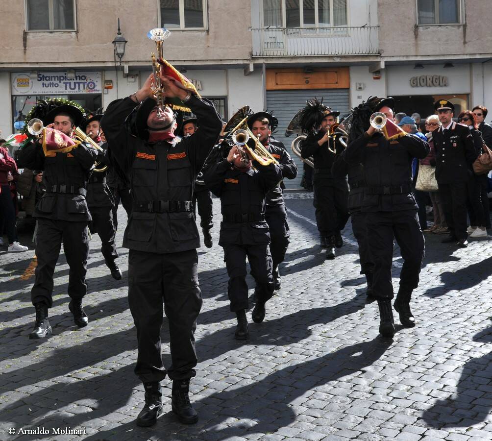 Partenza staffetta del Bersagliere