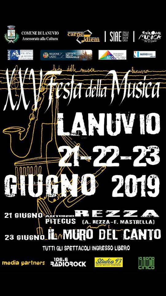 festa musica 2019 lanuvio