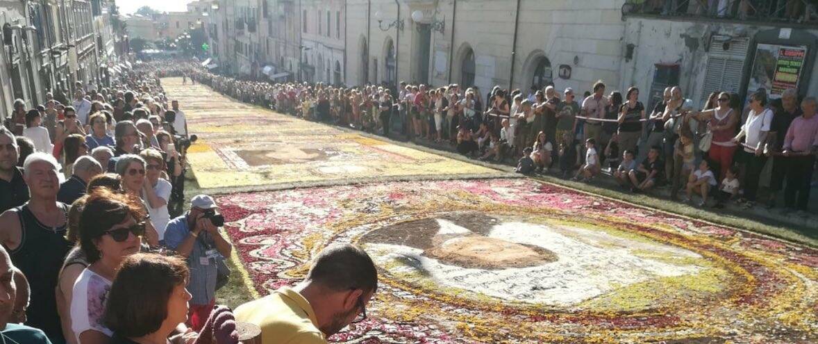 infiorata 2019 spallamento