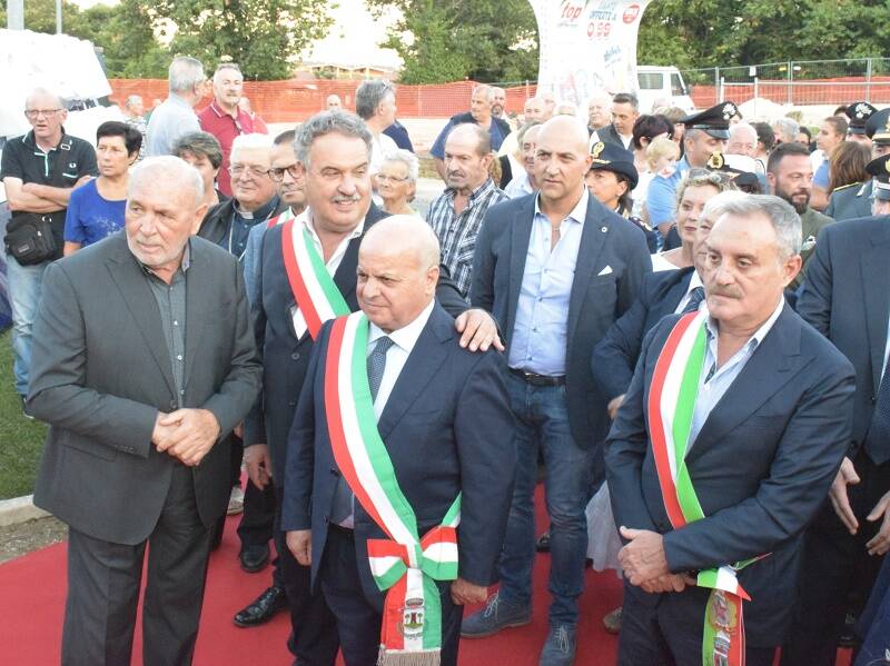 Il Presidente Abbaffiti con i Sindaci di Lariano, Velletri e Artena