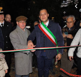 Giorgio Leopardi insieme al Sindaco Di Felice