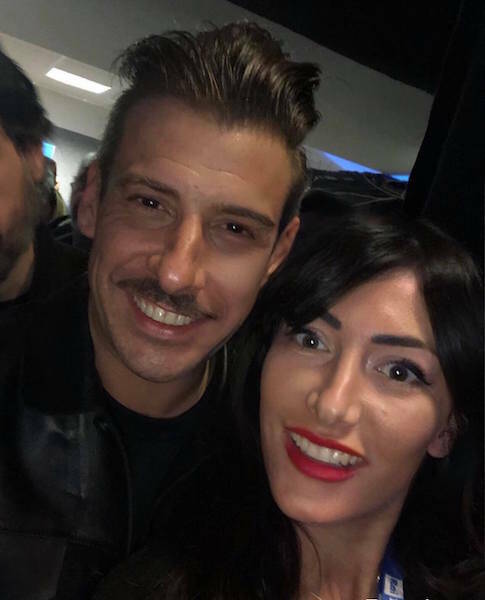 Mary Capretti con Francesco Gabbani