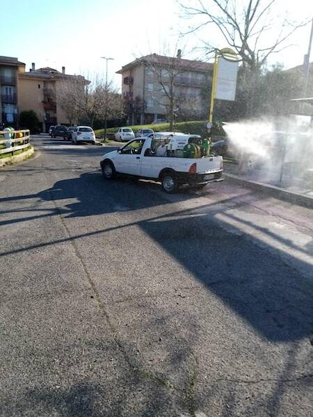 ariccia disinfezione