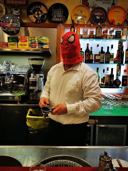 CavaDeiSelci_BaristaSpiderman