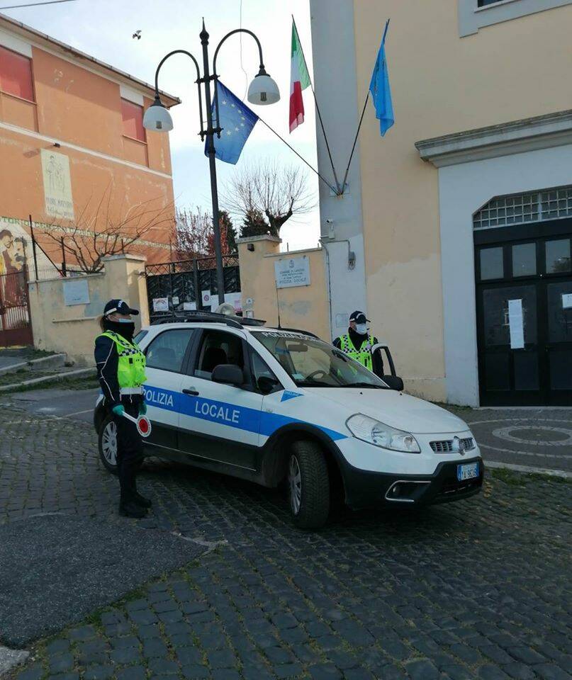 polizia locale controlli coronavirus lanuvio