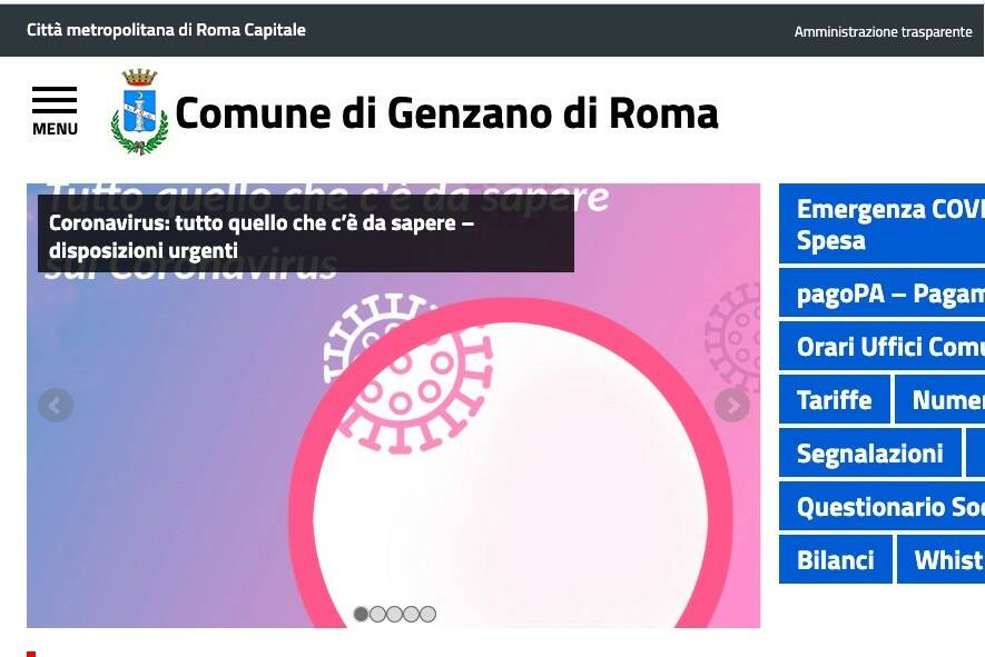 genzano sito comune