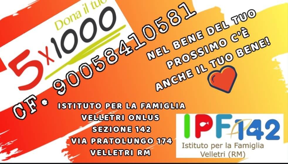 5x1000 ISTITUTO PER LA FAMIGLIA