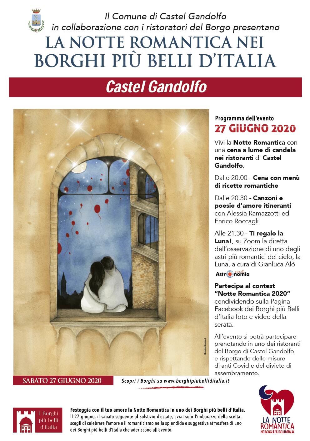 Notte Romantica 2020 Castel Gandolfo