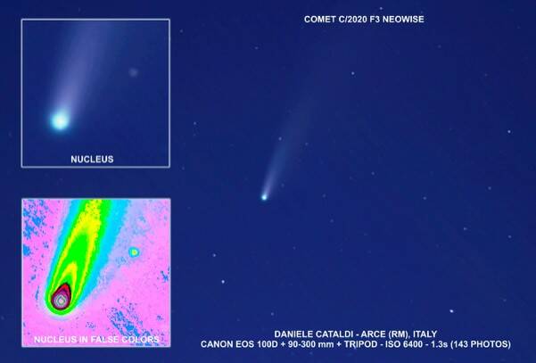 Cometa Neowise foto Cataldi