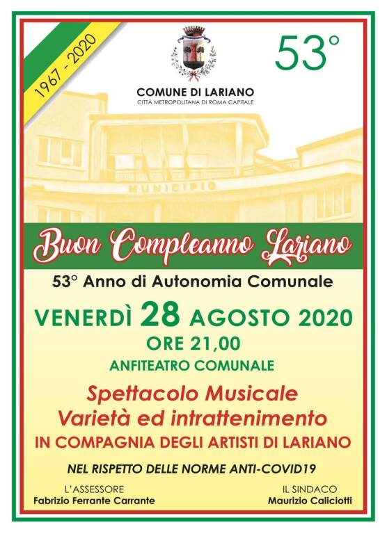 lariano compleanno