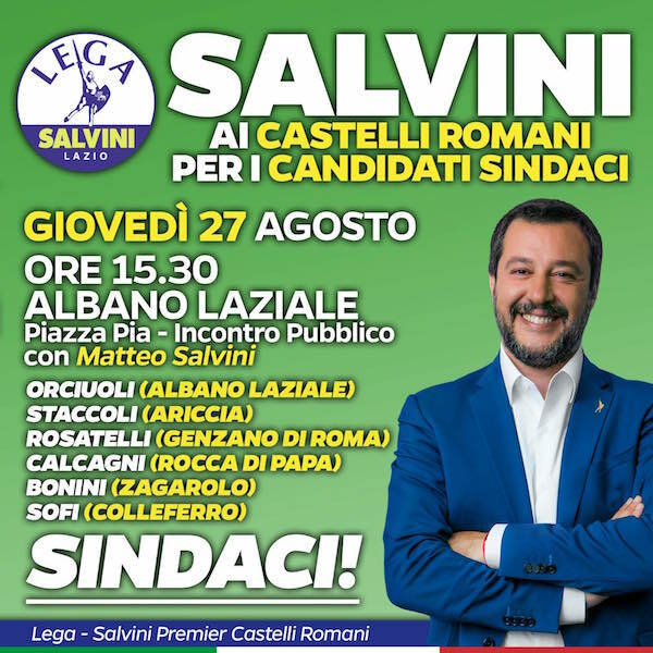 salvini ad Albano