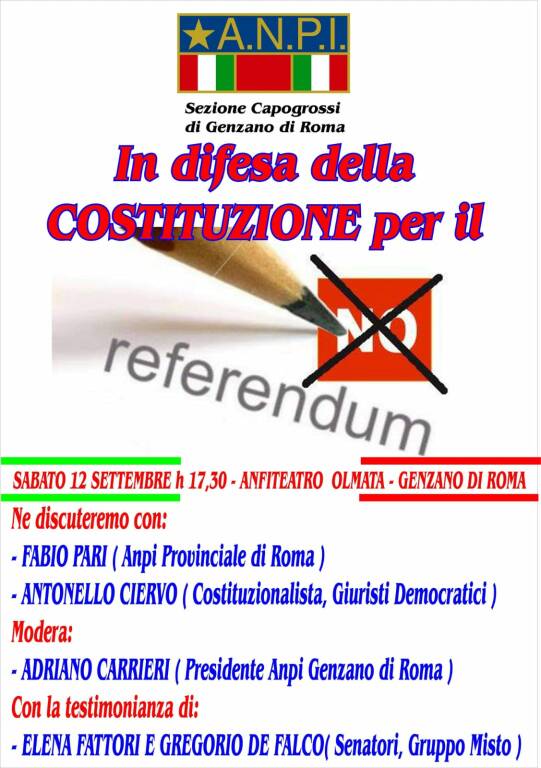 ANPI Genzano referendum