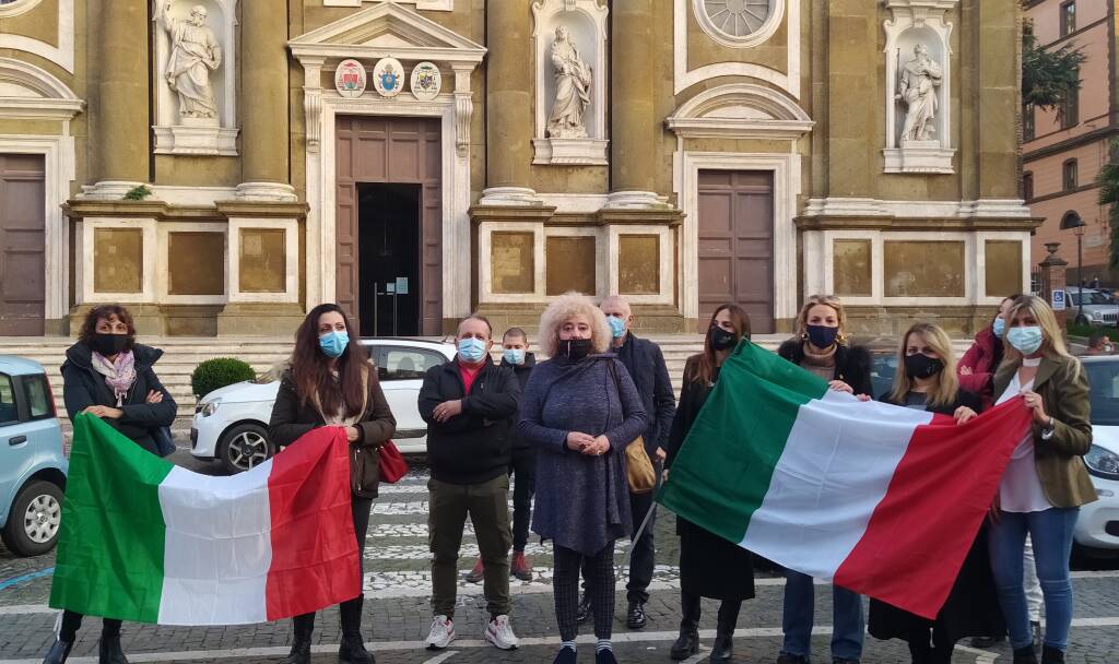 manifestazione commercianti lega frascati