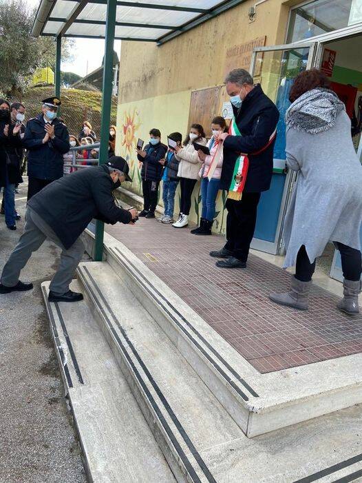 inaugurazione pietra d'inciampo velletri