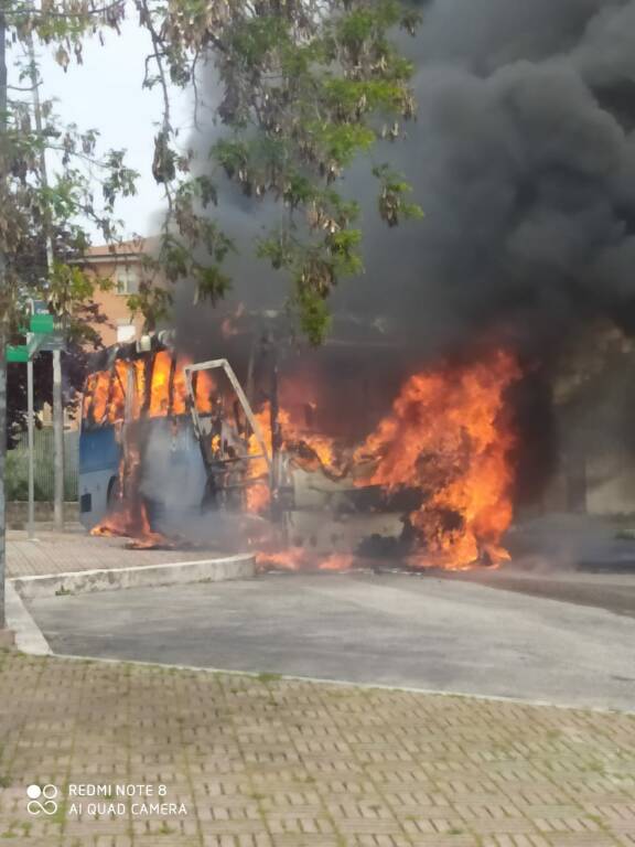 Incendio bus