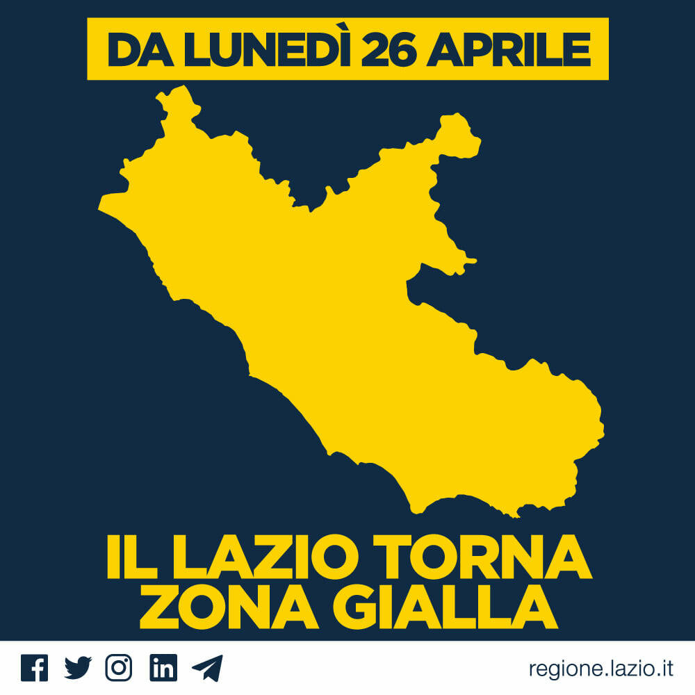 lazio zona gialla