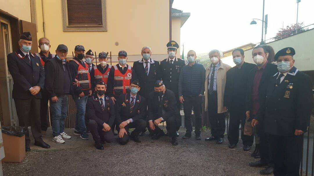 Foto scattata presso la sede dell'associazione nazionale carabinieri di Lanuvio