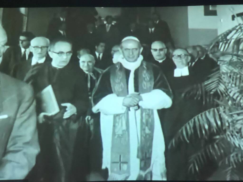 Paolo VI inaugura la scuola