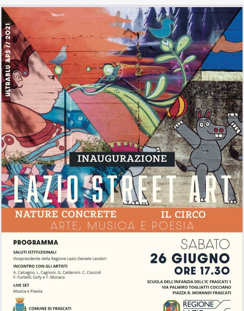Frascati - Street Art, il 26 a Cocciano l'inaugurazione di "Nature Concrete - Il Circo" - Castelli Notizie
