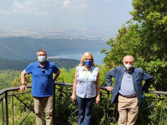 Riprese RAI a Lago Albano (3)