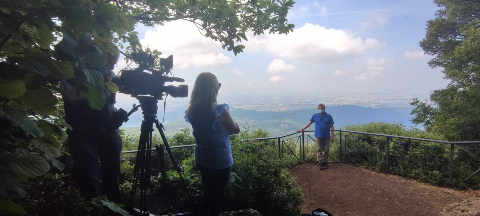 Riprese RAI a Lago Albano (4)