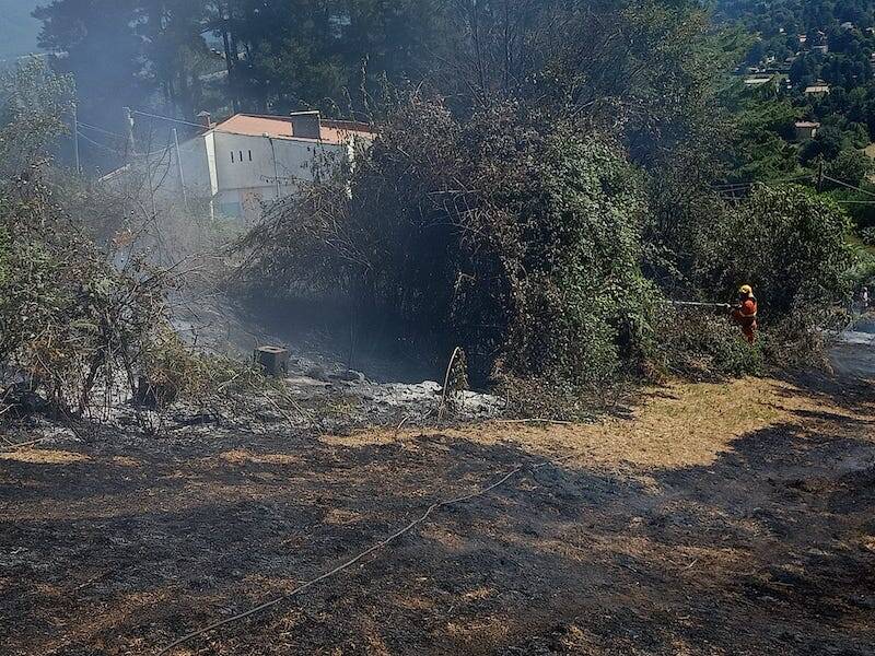 incendio rocca priora